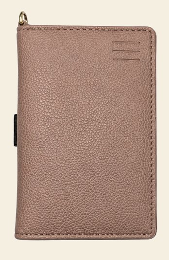 The Check-in Passport Wallet — Blush Nude
