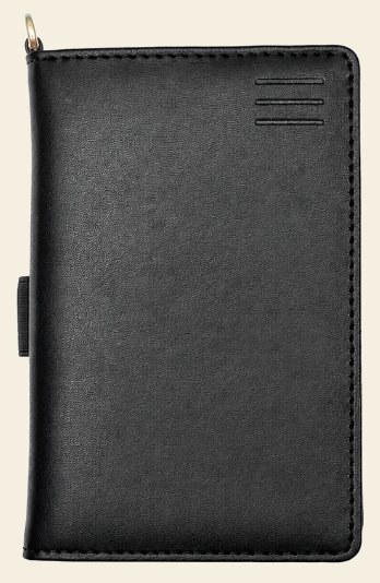 The Check-in Passport Wallet — Carbon Black