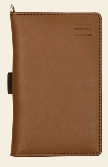 The Check-in Passport Wallet — Saddle Tan